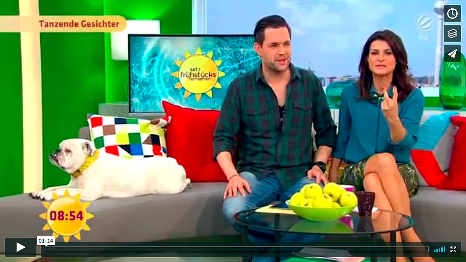 Marlenes und Matthias’ Kuss